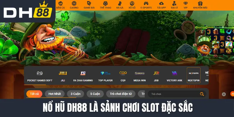 Nổ hũ DH88 là sảnh chơi slot đặc sắc